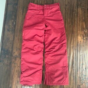 Burgundy/ Red Billabong Size 10 (medium) Ski Pants